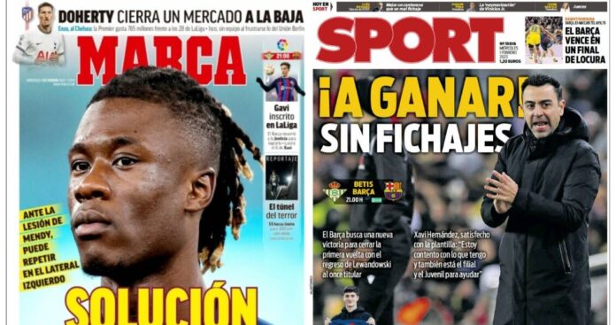 Portadas Deportivas Miércoles 1/2/2023 Portadas Deportivas Miércoles 1/2/2023