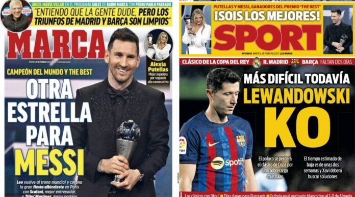 Portadas Deportivas Martes 28/2/2023 Portadas Deportivas Martes 28/2/2023