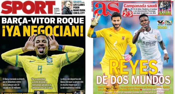 Portadas Deportivas Miércoles 8/2/2023