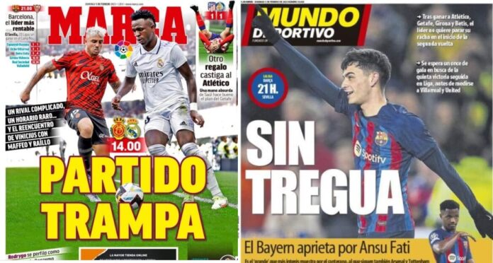Portadas Deportivas Domingo 5/2/2023 Portadas Deportivas Domingo 5/2/2023