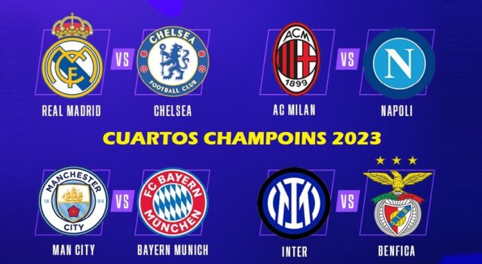 Cuartos Champions 2023 Cuartos Champions 2023