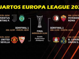 Fixture Cuartos Europa League 2023