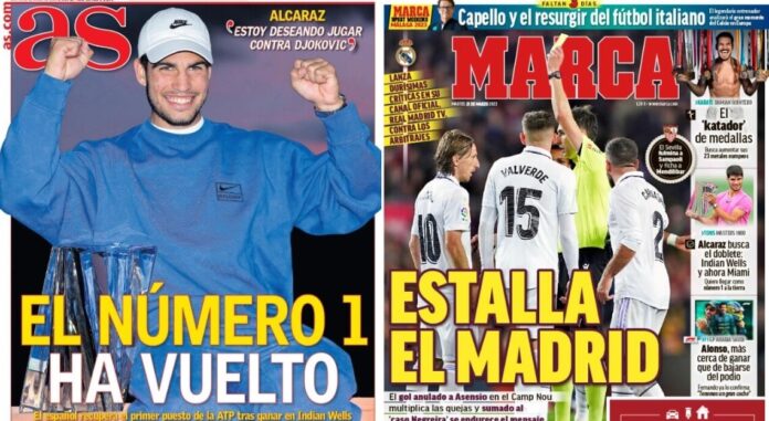 Portadas Deportivas Martes 21/3/2023 Portadas Deportivas Martes 21/3/2023