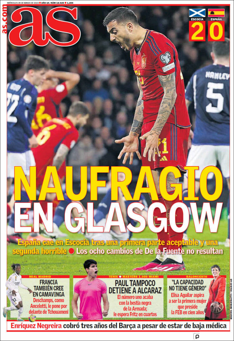 Portadas Deportivas Miércoles 29/3/2023 Portadas Deportivas Miércoles 29/3/2023