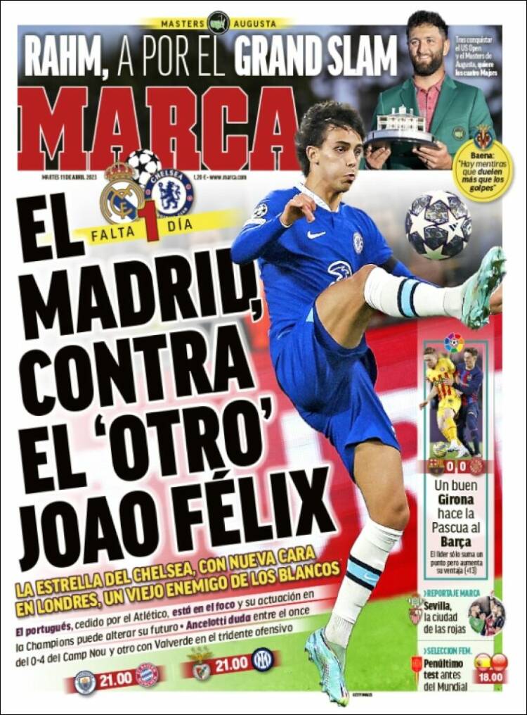 Portadas Deportivas Martes 11/4/2023 Portadas Deportivas Martes 11/4/2023