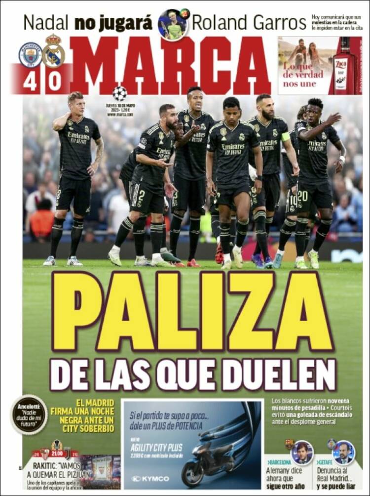 Portadas Deportivas Jueves 18/5/2023 Portadas Deportivas Jueves 18/5/2023