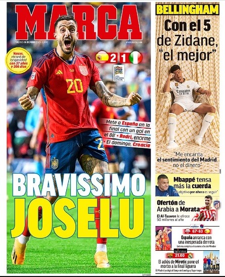 Portadas Deportivas Viernes 16/6/2023 Portadas Deportivas Viernes 16/6/2023