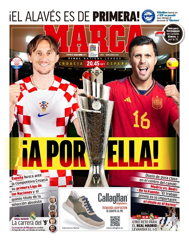 Portadas Deportivas Domingo 18/6/2023