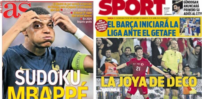 Portadas Deportivas Viernes 23/6/2023 Portadas Deportivas Viernes 23/6/2023