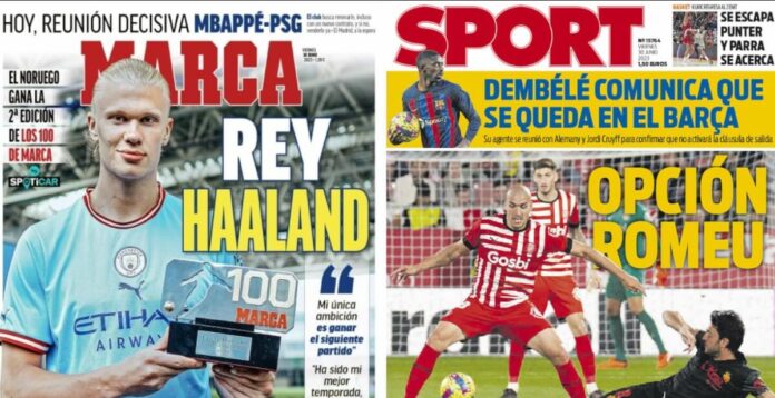 Portadas Deportivas Viernes 30/6/2023