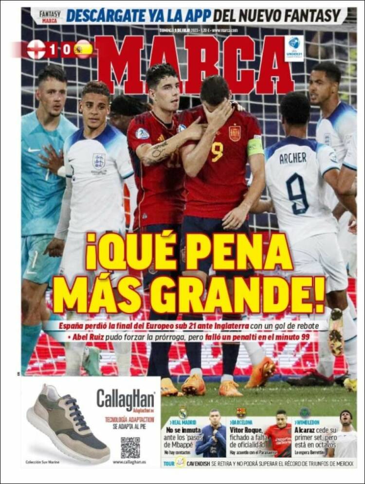 Portadas Deportivas Domingo 9/7/2023 Portadas Deportivas Domingo 9/7/2023