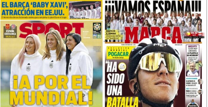 Portadas Deportivas Viernes 21/7/2023