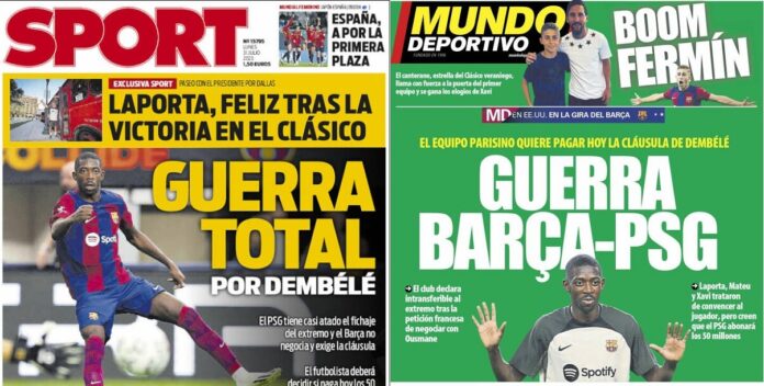 Portadas Deportivas Lunes 31/7/2023 Portadas Deportivas Lunes 31/7/2023