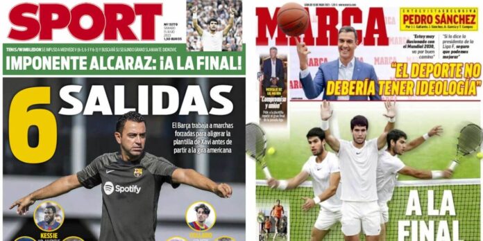 Portadas Deportivas Sábado 15/7/2023