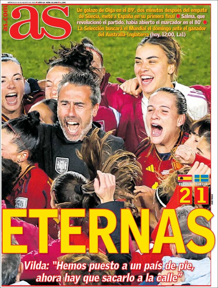 Portadas Deportivas Miércoles 16/8/2023 Portadas Deportivas Miércoles 16/8/2023