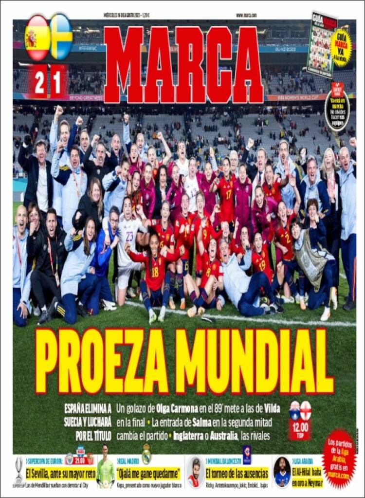 Portadas Deportivas Miércoles 16/8/2023 Portadas Deportivas Miércoles 16/8/2023