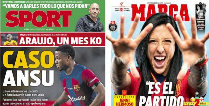 Portadas Deportivas Viernes 18/8/2023 Portadas Deportivas Viernes 18/8/2023