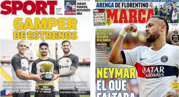 Portadas Deportivas Martes 8/8/2023 Portadas Deportivas Martes 8/8/2023
