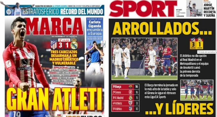 Portadas Deportivas Lunes 25/9/2023 Portadas Deportivas Lunes 25/9/2023
