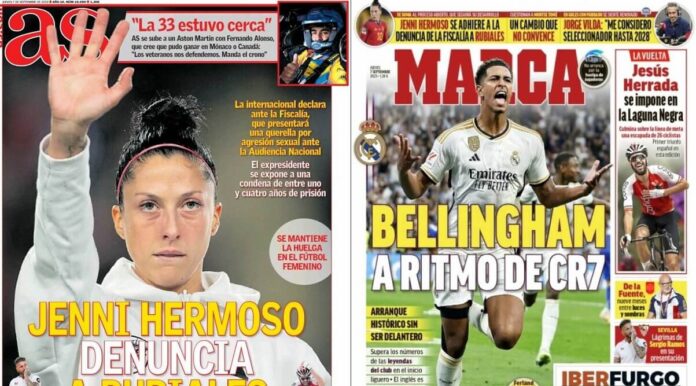 Portadas Deportivas Jueves 7/9/2023 Portadas Deportivas Jueves 7/9/2023