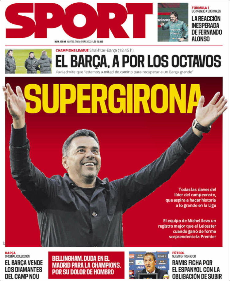 Portadas Deportivas Martes 7/11/2023 Portadas Deportivas Martes 7/11/2023