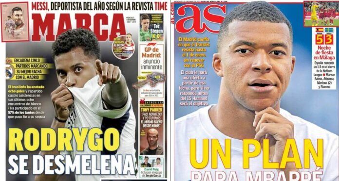 Portadas Deportivas Miércoles 6/12/2023
