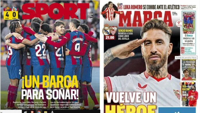 Portadas Deportivas Domingo 25/2/2024 Portadas Deportivas Domingo 25/2/2024