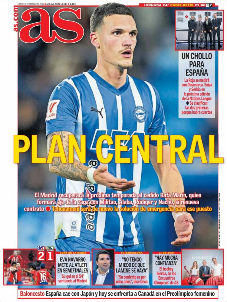 Portadas Deportivas Viernes 9/2/2024 Portadas Deportivas Viernes 9/2/2024