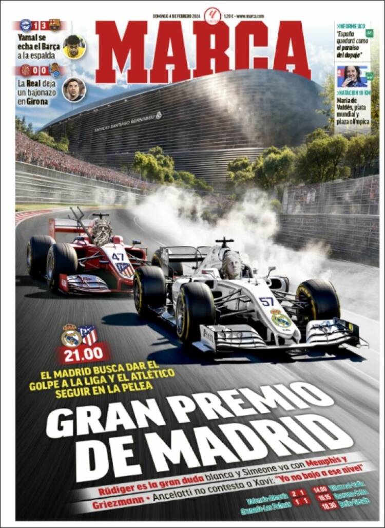 Portadas Deportivas Domingo 4/2/2024