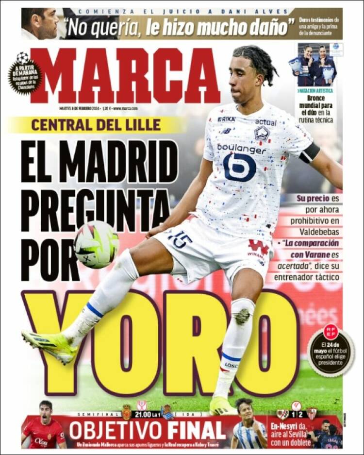 Portadas Deportivas Martes 6/2/2024 Portadas Deportivas Martes 6/2/2024