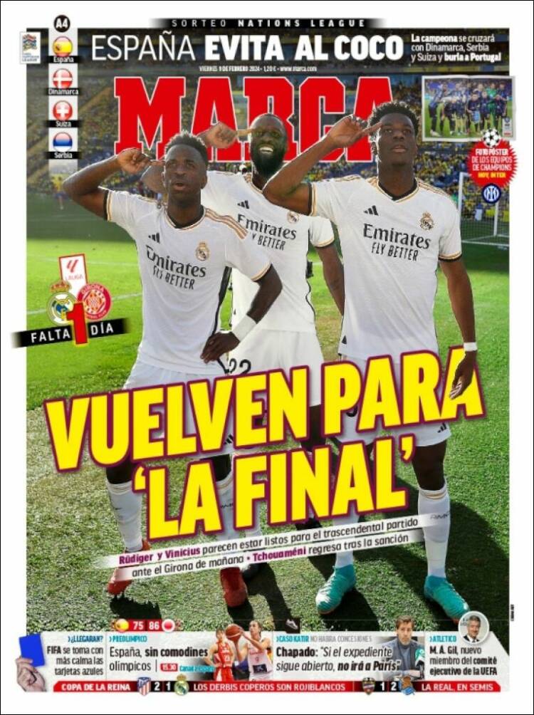Portadas Deportivas Viernes 9/2/2024 Portadas Deportivas Viernes 9/2/2024