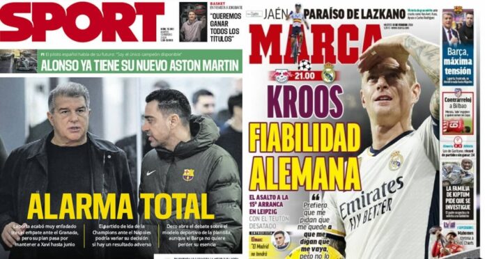Portadas Deportivas Martes 13/2/2024 Portadas Deportivas Martes 13/2/2024