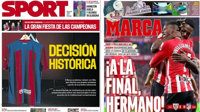 Portadas Deportivas Viernes 1/3/2024 Portadas Deportivas Viernes 1/3/2024