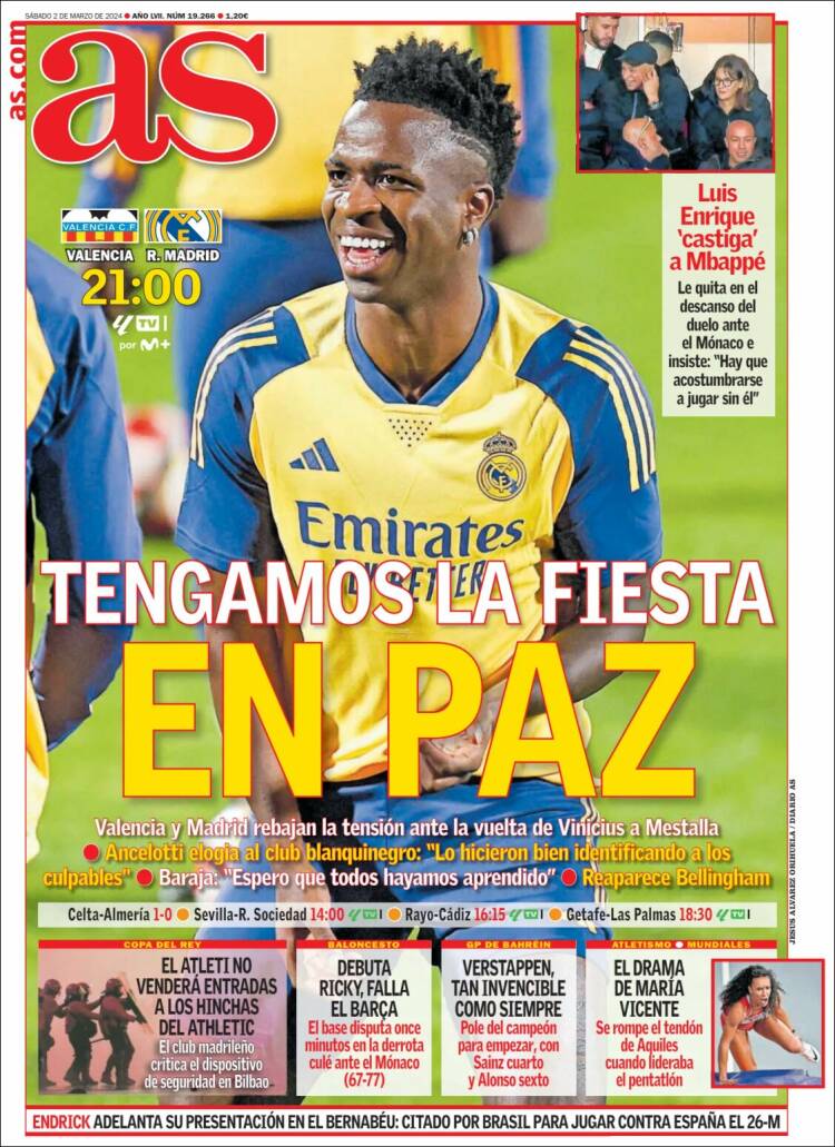 Portadas Deportivas Sábado 2/3/2024 Portadas Deportivas Sábado 2/3/2024