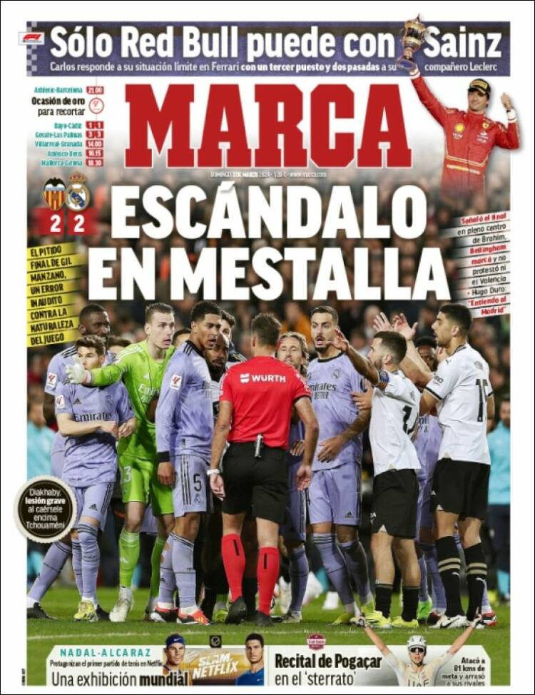 Portadas Deportivas Domingo 3/3/2024
