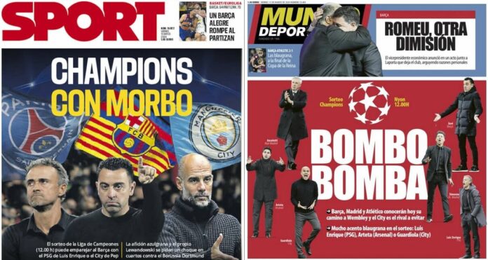 Portadas Deportivas Viernes 15/3/2024