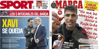 Portadas Deportivas Jueves 25/4/2024 | Marca, As, Sport, Mundo Deportivo Portadas Deportivas Jueves 25/4/2024