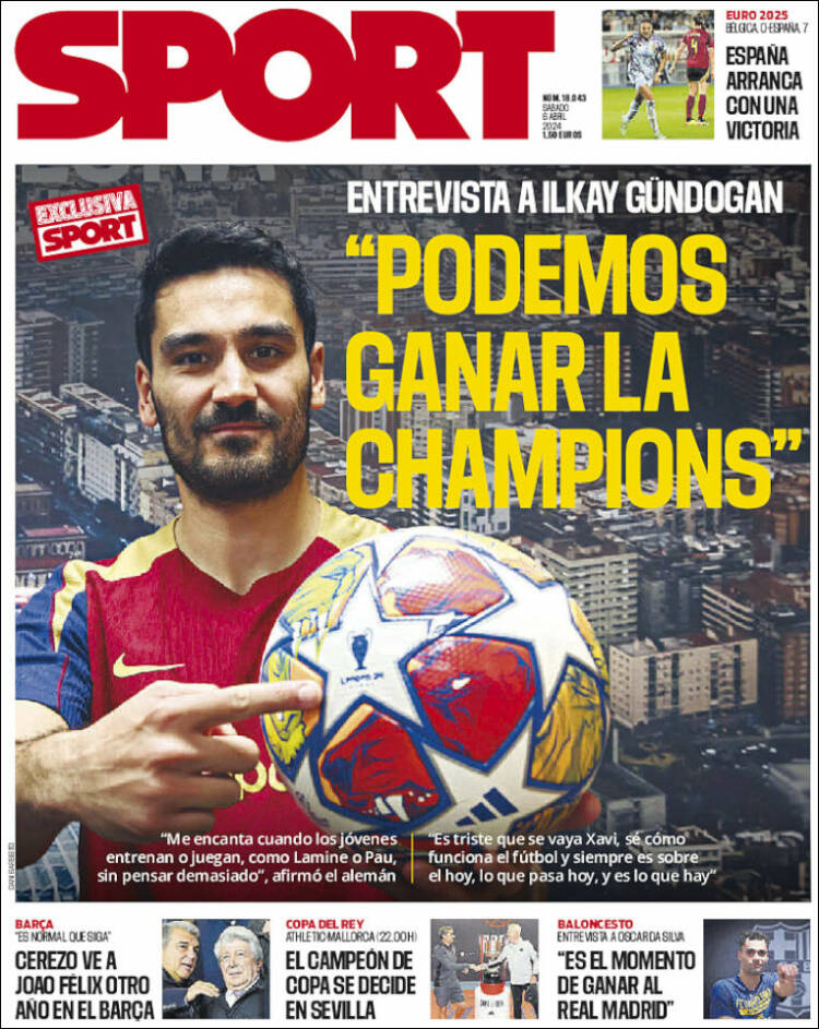 Portadas Deportivas Sábado 6/4/2024 Portadas Deportivas Sábado 6/4/2024