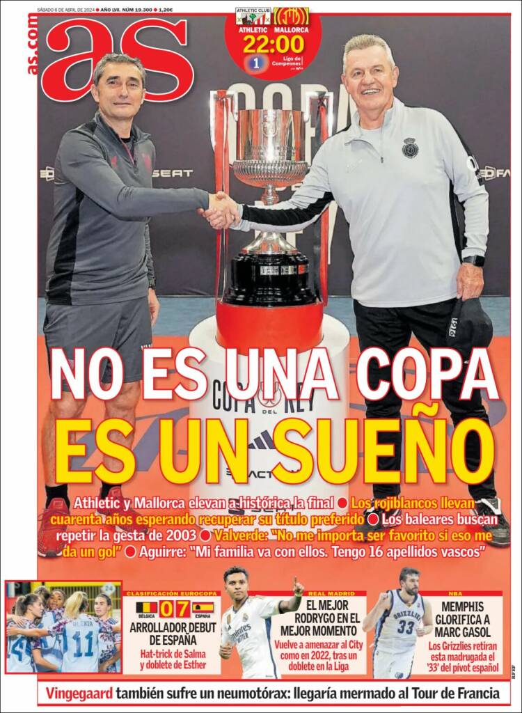 Portadas Deportivas Sábado 6/4/2024 Portadas Deportivas Sábado 6/4/2024