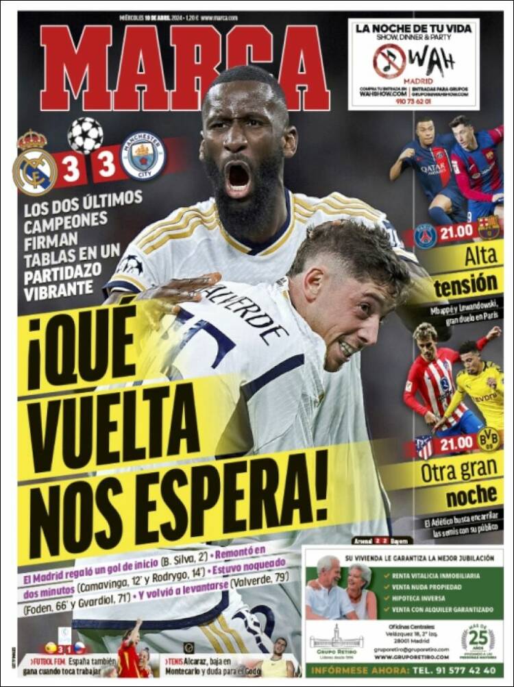 Portadas Deportivas Miércoles 10/4/2024 Portadas Deportivas Miércoles 10/4/2024