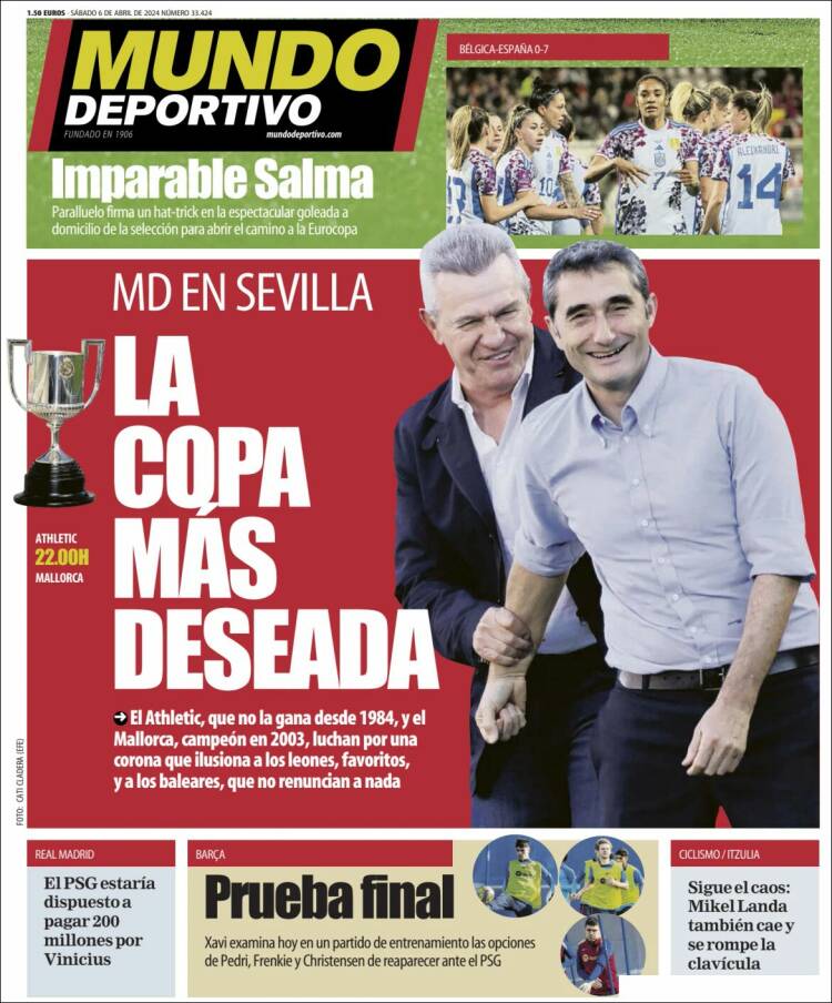 Portadas Deportivas Sábado 6/4/2024 Portadas Deportivas Sábado 6/4/2024