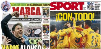 Portadas Deportivas Lunes 15/4/2024 | Marca, As, Sport, Mundo Deportivo Portadas Deportivas Lunes 15/4/2024