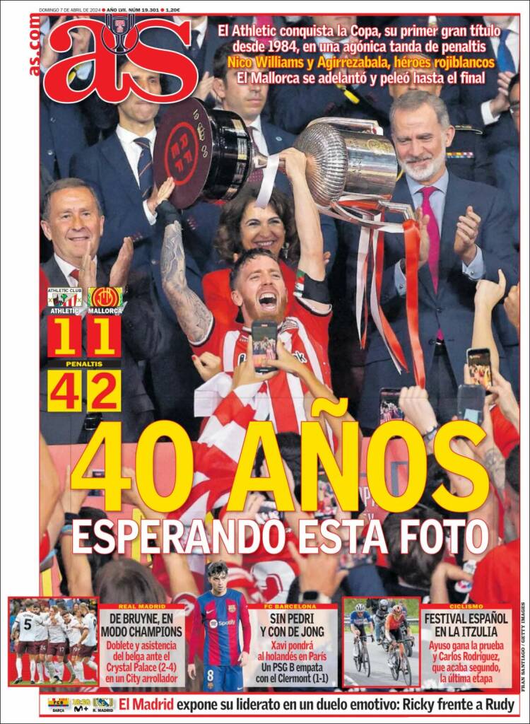 Portadas Deportivas Domingo 7/4/2024 Portadas Deportivas Domingo 7/4/2024
