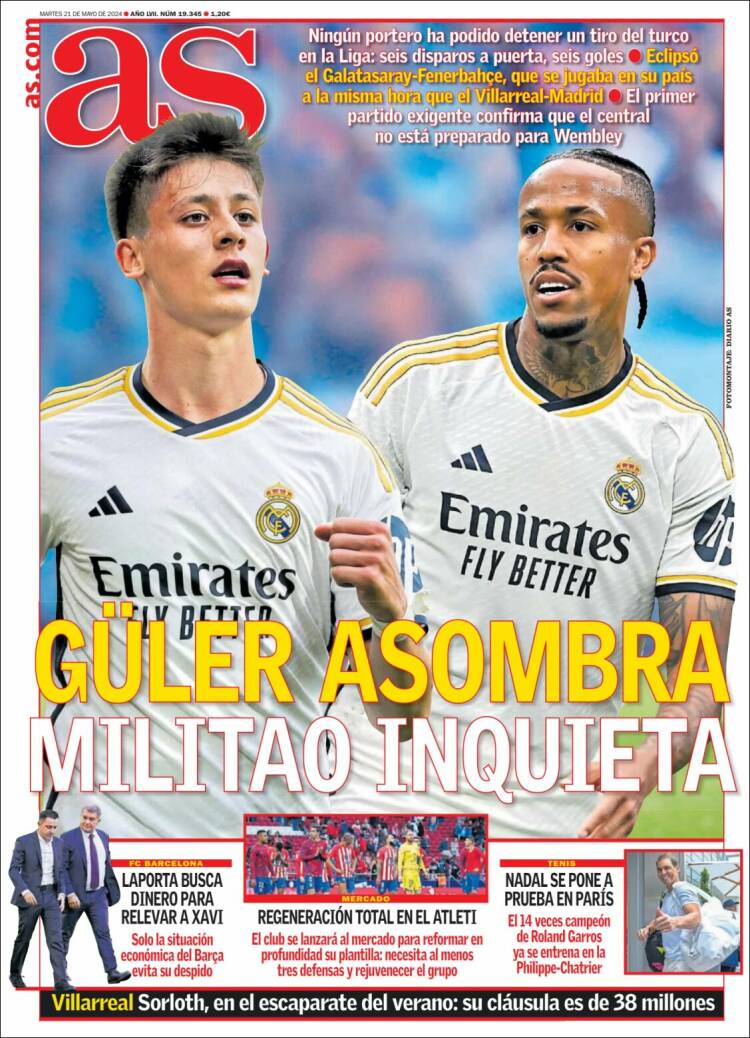 Portadas Deportivas Martes 21/5/2024 Portadas Deportivas Martes 21/5/2024