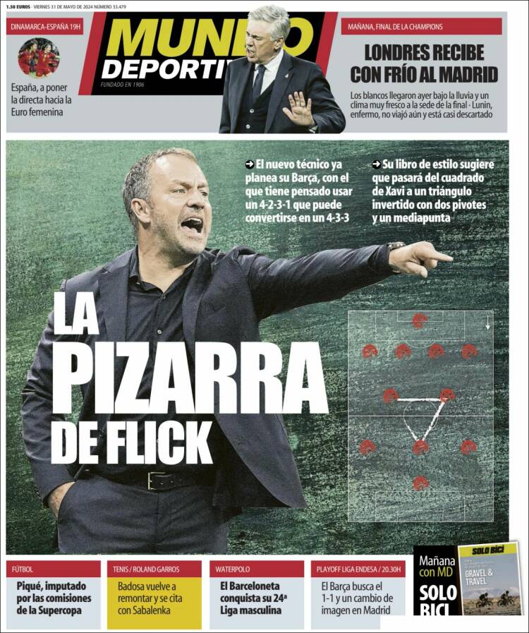 Portadas Deportivas Viernes 31/5/2024 Portadas Deportivas Viernes 31/5/2024