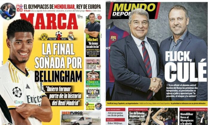 Portadas Deportivas Jueves 30/5/2024 Portadas Deportivas Jueves 30/5/2024