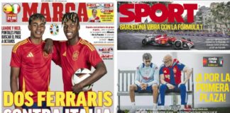 Portadas Deportivas Jueves 20/6/2024 | Marca, As, Sport, Mundo Deportivo Portadas Deportivas Jueves 20/6/2024