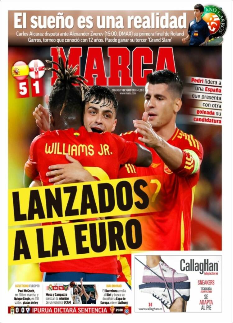 Portadas Deportivas Domingo 9/6/2024