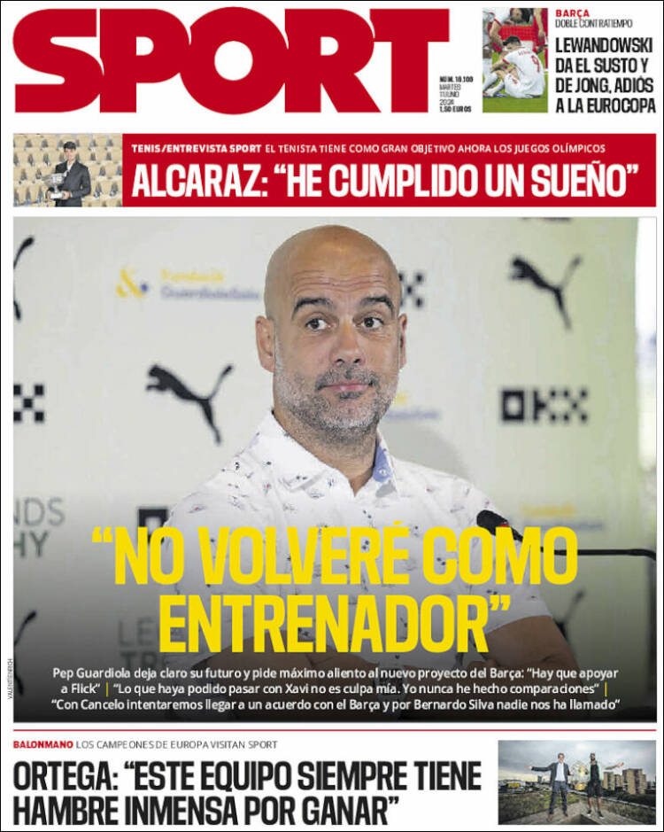 Portadas Deportivas Martes 11/6/2024 Portadas Deportivas Martes 11/6/2024