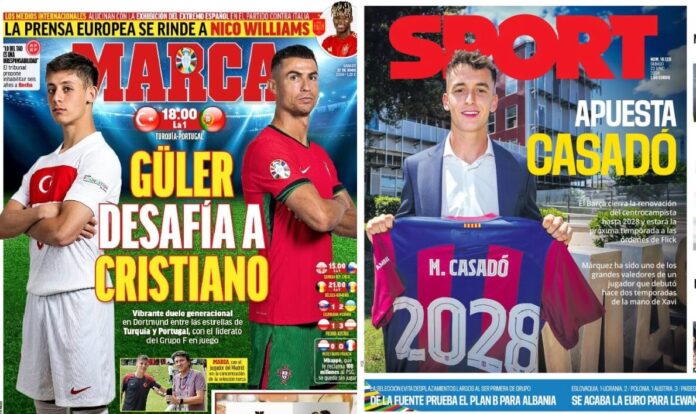 Portadas Deportivas Sábado 22/6/2024